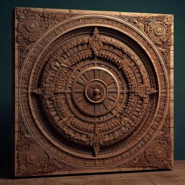 Patterns and decorations stl blueprint 4 3d model